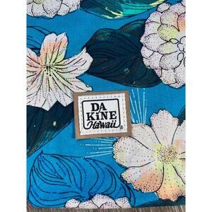 Da Kine Hawaii Drawstring Bag Sling Floral Tropical Print 13"WX15"H
